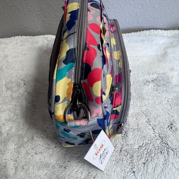 LUG~Wildflower Multi~Carousel XL 2~Crossbody, featuring a Charm Bar strap~NWT - Picture 12 of 16